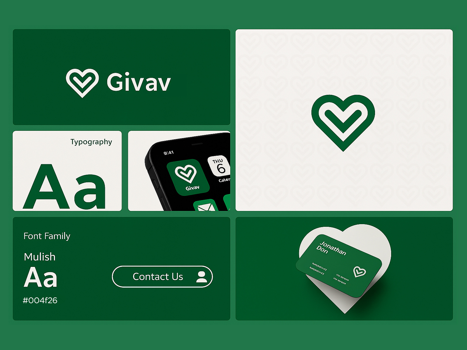 Modern Logo Concept – Givav | Clean & Minimalist Brand Identity 3d animation branding graphic design logo motion graphics ui