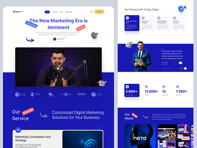 The New Marketing Era website digitalmarketer digitalmarketing landingpage ui uidesign uxdesign