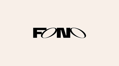 FONO branding cosmodrome art creative design font geometric graphic design illustration lettering logo malina cosmica modern oval portfolio sale typography vector wordmark