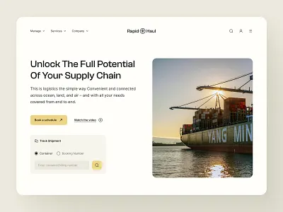 Logistics Website - Shipping Website Ui analytics cargo website courier service website delivery website design freight services interface logistics landing page logistics website product design shipment website shipping website shipping website design shipping website ui shippingtags supply chain website transportation ui ui design uiux