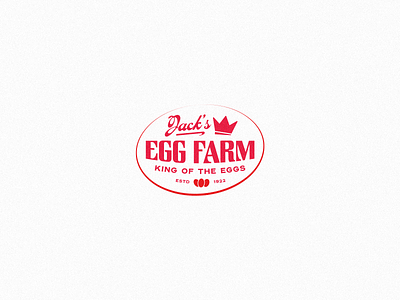 Jack's Egg Farm Logo Design brand identity branding design graphic design logo minimal typography