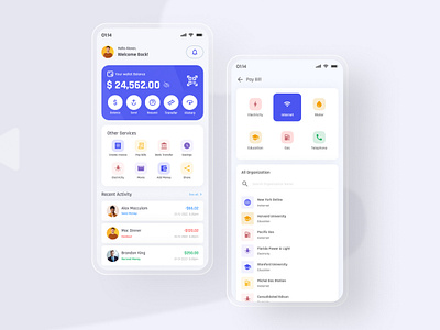 NetroPay-Complete MFS App UI Kit mobile app