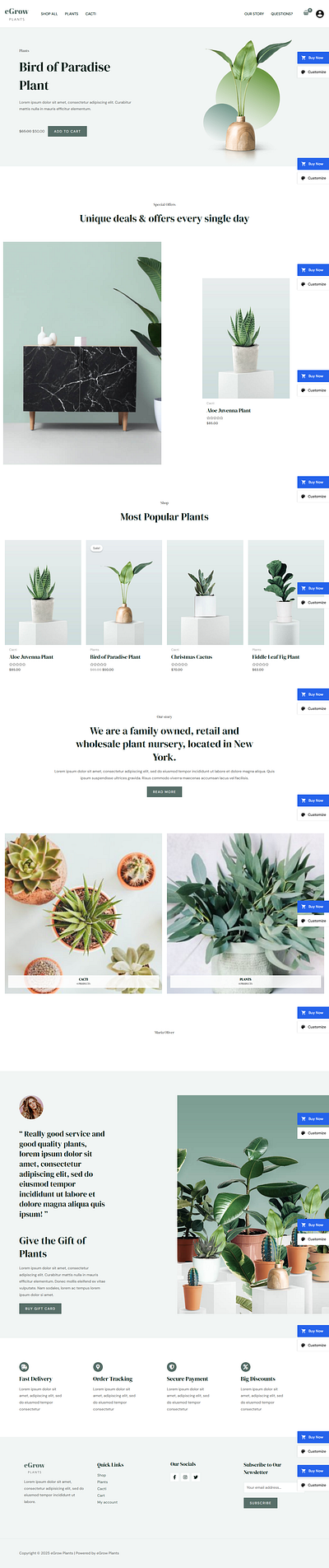 E Growth Plant Website / WordPress Website design redesign ecommerce elementor elementor pro landing page landing page design plant plant information plant store plant website plant woocommerce website squarespace woocommerce woocommerce store woocommerce web design woocommerce website wordpress landing page wordpress web design wordpress website wordpress website redesign