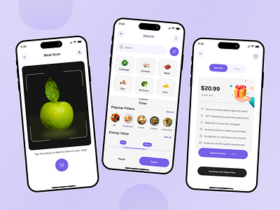 Calorie Tracker App UI/UX activity app app design calorie screening calorie traker calories f diet app food food calorie app food tracker food tracker app health mobile mobile app mobile app design mobile app tracker nutritions tracker ui ux