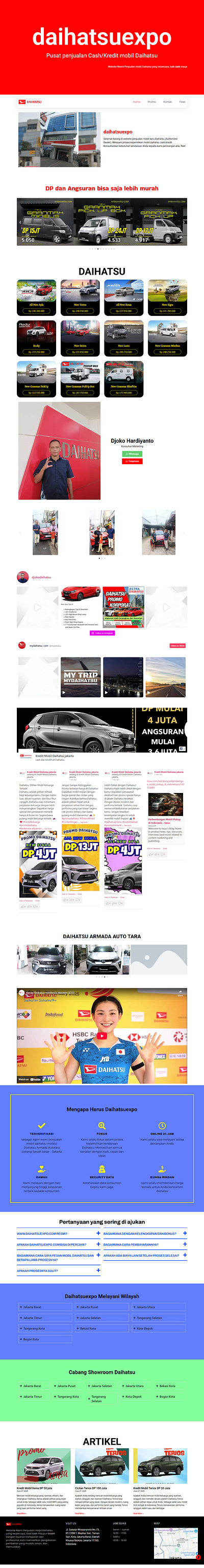 Daihatsuexpo Web Desain ui web desain