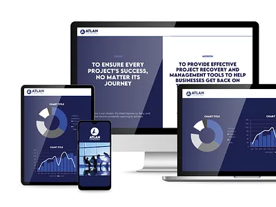 Revitalising the Atlan Consulting Brand brand design branding graphic design logo website design website development