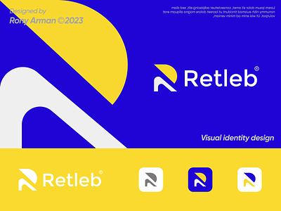 Retleb logo brand identity brand mark branding brandmark logo logo design modern logo popular logo professional logo visual identity
