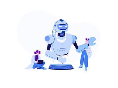 Artificial Intelligence Digital Technology Animation adobe after effect animation animation after effects illustration illustration animation lottie lottiefiles software technology
