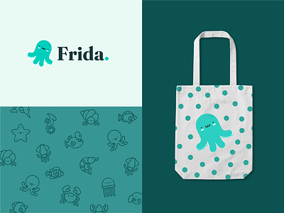 Frida Logo - Uses and Patterns branding design flat frida logo ui
