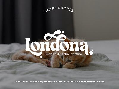 Londona – Where Vintage Meets Bold Personality aestheticfonts boldserif brandingtypography creativefonts displaytypeface fontlovers fontoftheday graphicdesignassets kawaiidesign kittenvibes londonafont rantaustudio retrofont typographyinspo vintagetypography