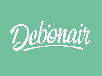 Debonair by 19 Fifties apricot apricot creative studio branding creative creative studio design lettering logo typography