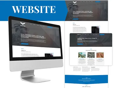 Baker Merz Construction Lawyers brand brand design branding design graphic design logo ux we website design website development