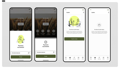 Illustration vs Icon drawer fintech icon illustration mobile app ui ux