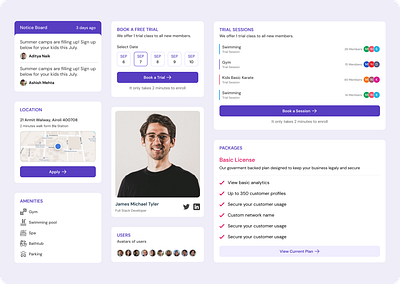 Minimal Cards UI | Clean Card Design card cards cards design cards ui dashboard ui design graphic design section ui ui design ui kit website