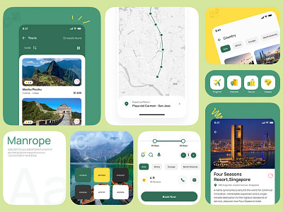 Travel App UI Concept