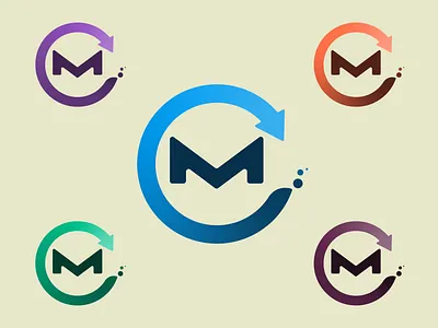 Change Management Logo arrow bandwidth brand branding bubble bubbles change cm gooey gradient identity internal lettermark logo management symbol team transform typography variations