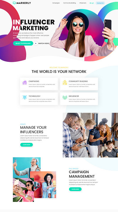 Marketing Agency Website Design 3d animation branding graphic design logo motion graphics ui