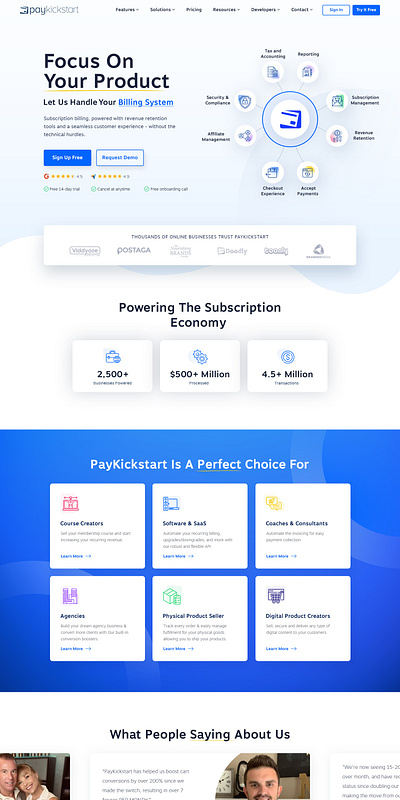 SaaS Website - Revenue Retention Tool 3d animation branding graphic design logo motion graphics ui