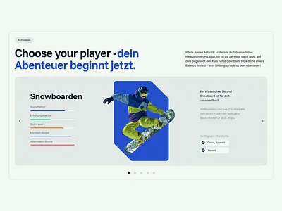 Dein Bildungsurlaub ai class bildungsurlaub brand identity brand messaging brand strategy education figma logo poledance snowboarding surfing symbol traveling ui visual identity webdesign webflow website design website developed yoga