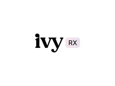 ivy RX Logo Redesign brand design brand identity health logo i identity logo logo logo design logotype serif logo tech logo type typography v visual identity wordmark y