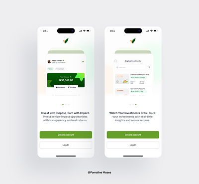 Crowdfunding Onboarding app design onboarding productdesign ui uiux ux