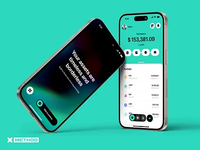 Cryptowallet Mobile App app crypto design figma finance fintech mobile portfolio ui ux wallet