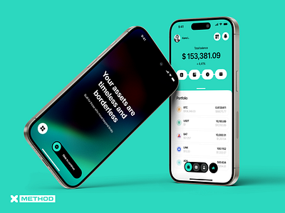 Cryptowallet Mobile App app crypto design figma finance fintech mobile portfolio ui ux wallet