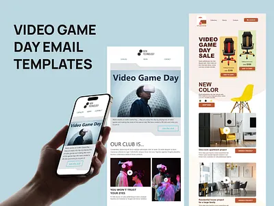 Video Game Day Email Templates email email builder email campaign email design email marketing email newsletter email templates html email marketing newsletter video game day email web design