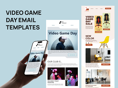 Video Game Day Email Templates email email builder email campaign email design email marketing email newsletter email templates html email marketing newsletter video game day email web design
