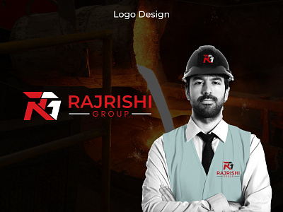 Rajrishi - Metal Industry Logo Design brand identity branding creative graphic design industry logo logo design metal minimal visual identity