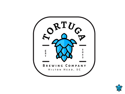 Modern Brewery Logo Design branding brewery brewing craft beer hops logo illustration logo logo design modern logo turtle logo