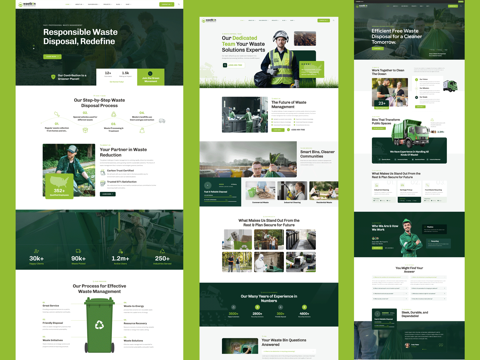 ♻️ Turn Trash into Triumph with Wastbin! 🌍 cleanplanet environmenttheme greenbusiness sustainabilityonline wastedisposal wordpresseco wpthemeforchange