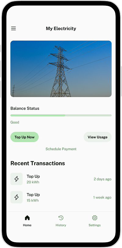 PowerLoad App design typography ui ux