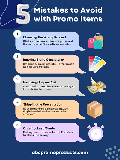 5 Mistakes to Avoid with Promo Items