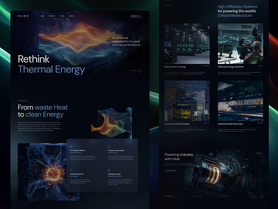 Phasic Energy - Web Design & Webflow ai b2b branding deeptech design efficiency energy figma industrial innovation smart systems sustainable tech ui ux web webdesign website