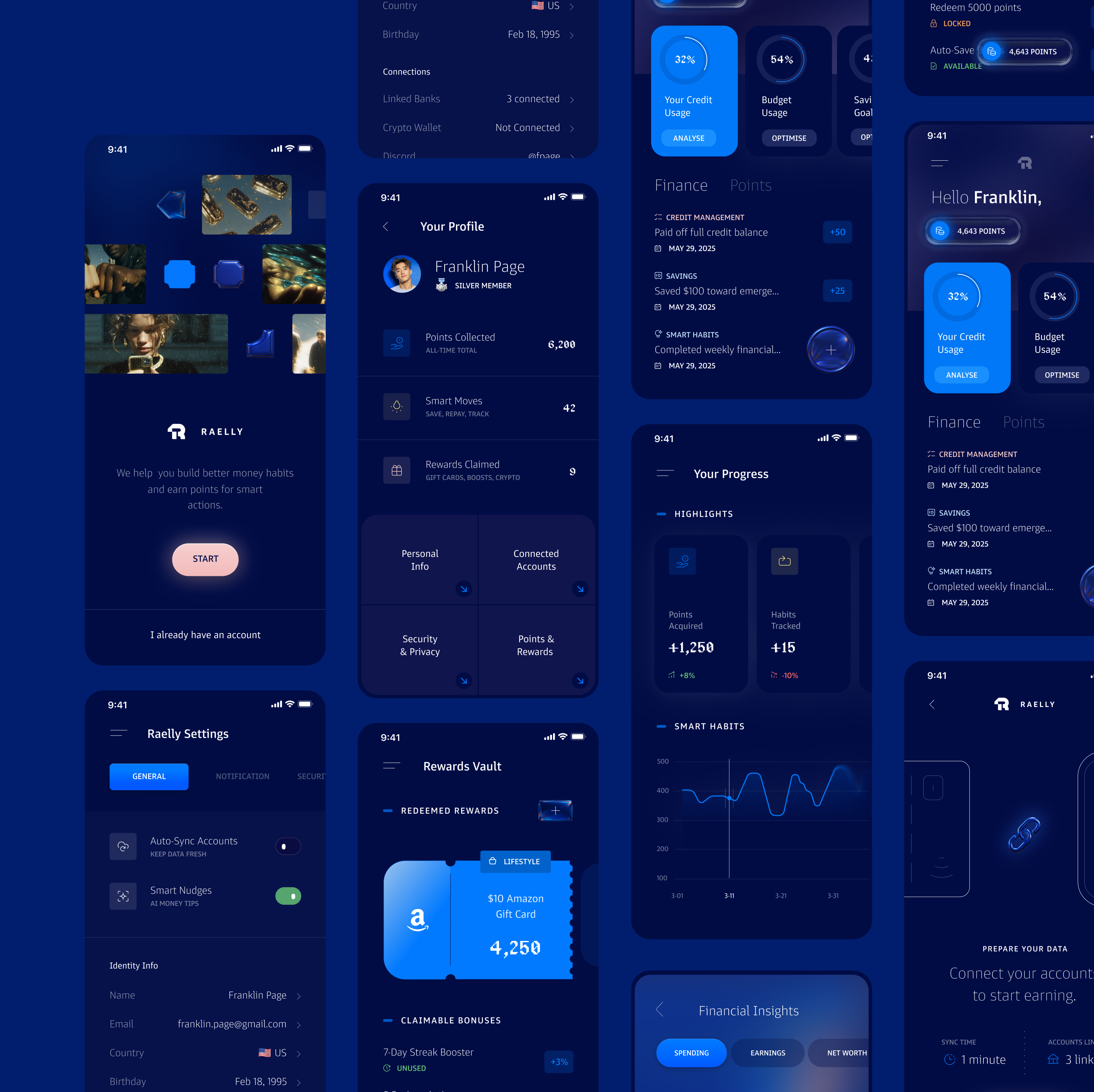 Raelly Mobile App app clean design flat mobile ui ux