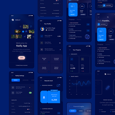 Raelly Mobile App app clean design flat mobile ui ux