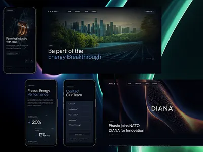 B2B Tech, Industrial Innovation, AI Systems ai b2b branding deeptech design efficiency energy figma industrial innovation smart systems sustainability tech technology ui ux web webdesign website