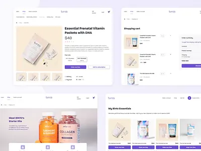 UX & UI refresh for a women’s health eCommerce platform audit ecommerence redesign store ui ux
