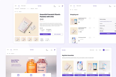 UX & UI refresh for a women’s health eCommerce platform audit ecommerence redesign store ui ux