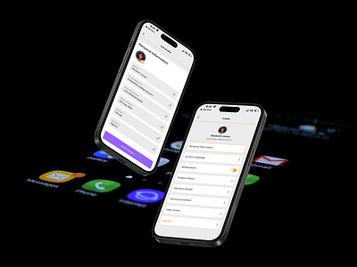 User Profile Screen Design app dashboard design inventory landing page mobile app mobile app design mobile web design research ui ux