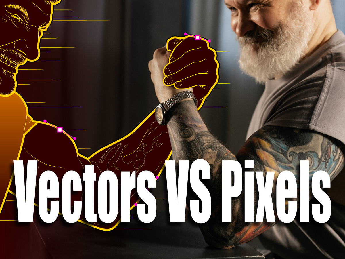 Vector Vs Pixels designs, themes, templates and downloadable graphic