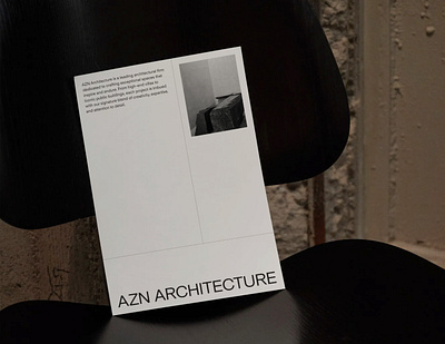 AZN Architecture branding architecture branding design france graphic design identity interior design lithuania logo minimal minimalist design outer outer studio typography vilnius visual identity