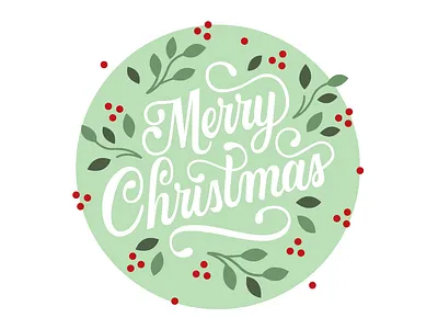 Merry Christmas Hand Lettered Design By Type Affiliated calligraphy christmas design christmas lettering design hand lettering illustration lettering merry christmas script lettering type affiliated