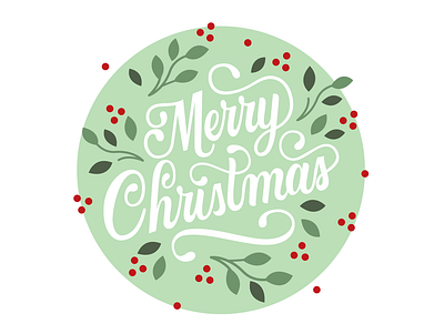 Merry Christmas Hand Lettered Design By Type Affiliated calligraphy christmas design christmas lettering design hand lettering illustration lettering merry christmas script lettering type affiliated