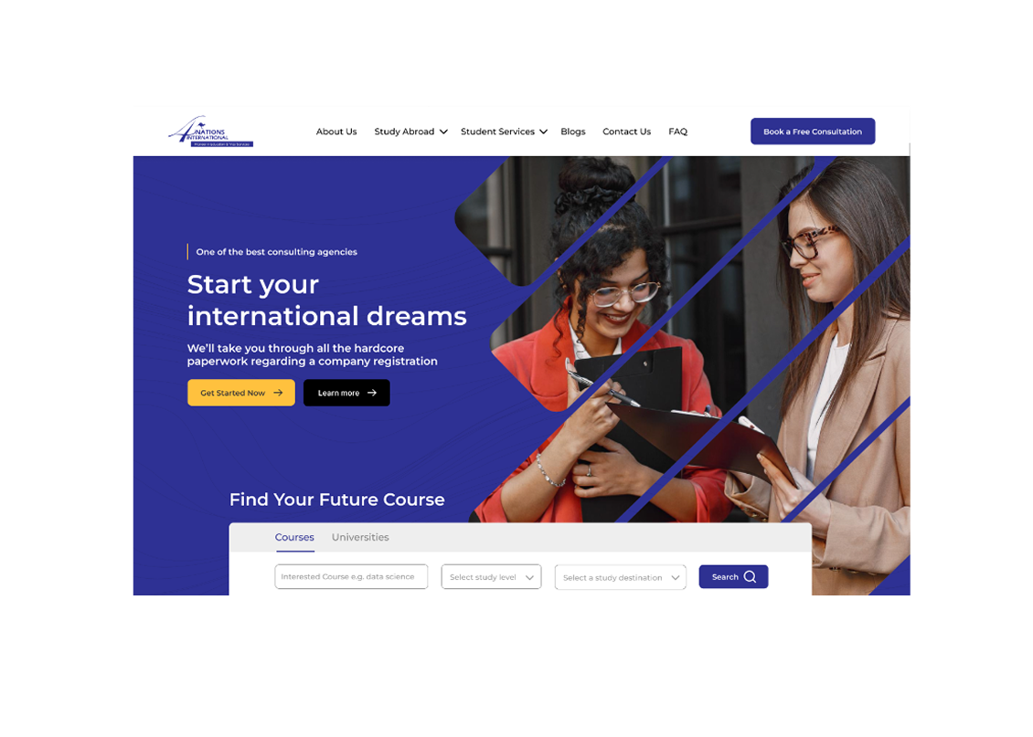Consultancy Website Complete Design consultancy website figma homepage landing page responsive design startup design ui uiux ux website design