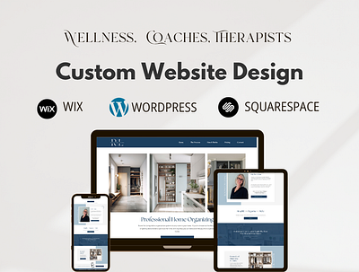 Minimal Website & Brand Design for Coaches & Wellness Brands coaches custom design entreprenaurs healing squaresapce therapists ui ux website designing wellness wix wordpress
