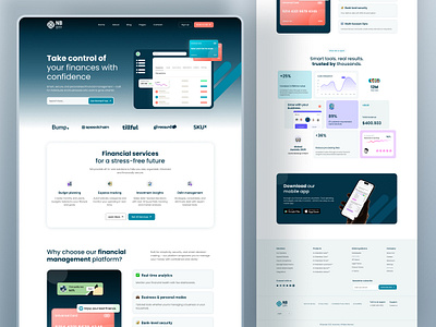 NB CITY - Finance web Page b2b banking clean ewallet finance financial fintech landing landing page modern money saas ui ux wallet wealth management web design website