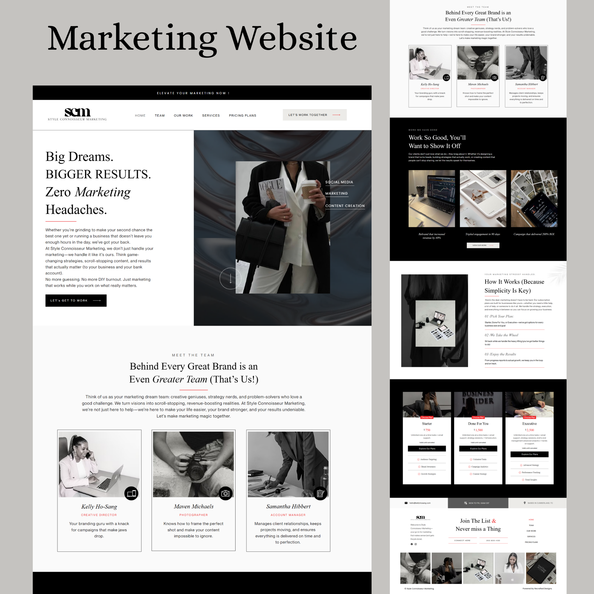 Marketing Website Design,landing pages clean website design coach website custom wix designer female entrepreneur website landing page design online coach website therapist website web design service website design wellness website design wix website design