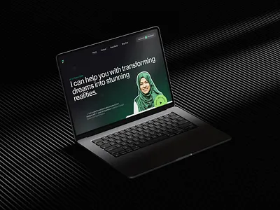 Personal Portfolio Landing Page Template branding clean design landing page minimal personal portfolio personal website portfolio website ui ux website